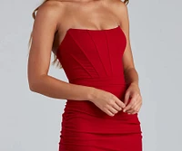 Stunner Status Strapless Mini Dress