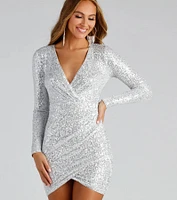 Chic Glow-Up Sequin Bodycon Dress