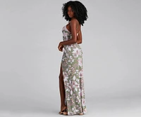 Chasing Sunsets Floral Maxi Dress
