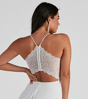 Go With The Flow High-Low Crepe Dress