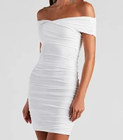 Wrapped Chic Style Mini Dress