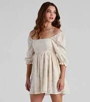So Effortless Chiffon Skater Dress