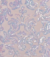 Ethereal Beauty Iridescent Sequin Mini Dress