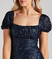 Party Season Sequin Bodycon Mini Dress