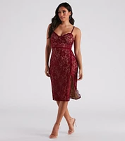 Lovestruck Lace Midi Dress