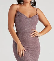 Gorgeous Vibes Glitter Knit Midi Dress