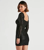 Impress Sequins Mini Dress