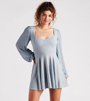 Captivate Glitter Party Dress