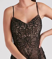 Timelessly Chic High Low Lace Dress
