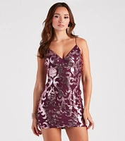 Chic Bombshell Sequin Mini Dress