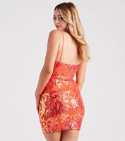 Chic Bombshell Sequin Mini Dress