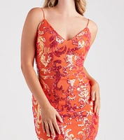 Chic Bombshell Sequin Mini Dress