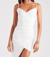 She's Effortless Crepe Midi Dress