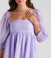 Darling Delight Short Skater Dress
