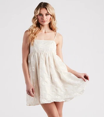 Feeling Playful Floral Babydoll Dress