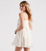 Feeling Playful Floral Babydoll Dress