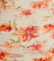 Blossom This Season Off-The-Shoulder Floral Mini Dress