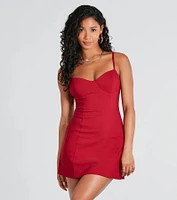 Sealed With Charm Short A-Line Dress
