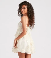 Eden Flower Babydoll Party Dress