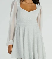 Captivate Glitter Party Dress