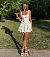 So Darling Woven Drop-Waist Skater Dress