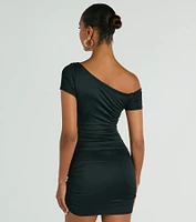 Love The Feeling Short Sleeve Bodycon Mini Dress