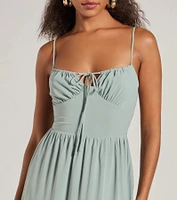 Casually Chic Sleeveless Ruffled Maxi Dress