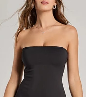 Adorable Moment Drop Waist Bubble Hem Mini Dress
