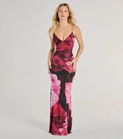 Destination Paradise V-Neck Floral Maxi Dress