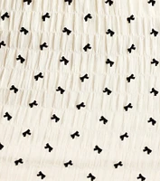 Dearest Charm Bow Print Skater Dress