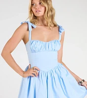 Cute Soiree Sweetheart Skater Short Dress