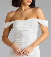 Delightful Romance Lace Trim Lace-Up Floral Mini Dress