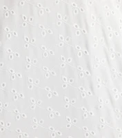 Cute Thing Tie-Back Eyelet Skater Dress