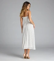Dreaming Of You Floral A-Line Midi Dress