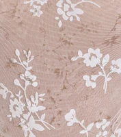 Romantic As Can Be Floral Mesh Bodycon Dress