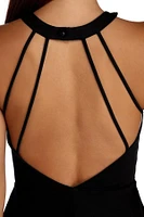 Babe A Backless Skater Dress