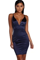 Suited Satin Dress