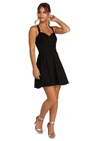 Making Mesh Moves Skater Dress