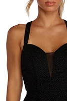 Making Mesh Moves Skater Dress