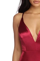 Suited Satin Dress