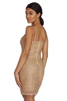Glow Getter Glitter Pearl Dress