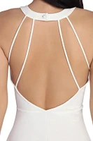 Babe A Backless Skater Dress