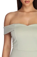 Sweetheart Asymmetrical Mini Dress