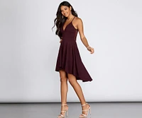 Swept Off Your Feet High-Low Dress
