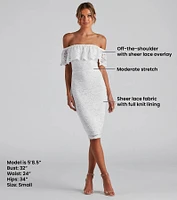 Stunner Lace Midi Dress