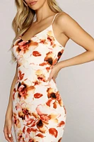 Floral Stunner Mini Dress