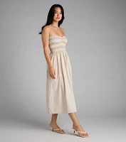 Effortless Days A-Line Midi Tube Dress