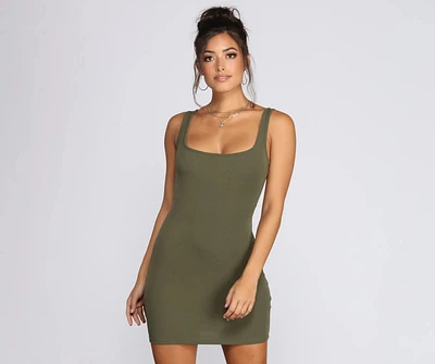 On Knit Mini Dress