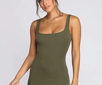 On Knit Mini Dress