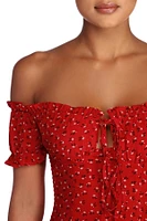 Get Sprung On Florals Mini Dress
